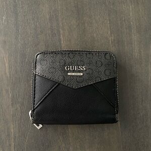 Guess Black Compact Wallet